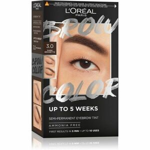 L’Oréal Paris Brow Color farba na obočie odtieň 3.0 Dark Brunette 1 ks vyobraziť