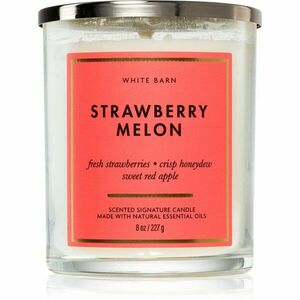 Bath & Body Works Strawberry Melon vonná sviečka 227 g vyobraziť