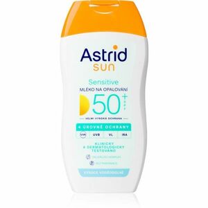Astrid Sun Sensitive mlieko na opaľovanie SPF 50+ s vysokou UV ochranou 150 ml vyobraziť