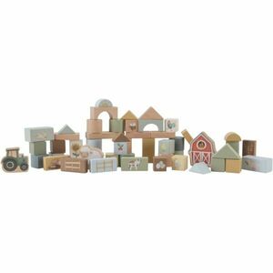 Little Dutch Little Farm Building Blocks kocky z dreva 2 y+ 50 ks vyobraziť