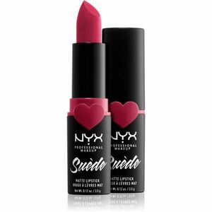 NYX Professional Makeup Suede Matte Lipstick matný rúž odtieň 31 Cherry Skies 3.5 g vyobraziť