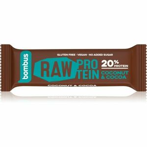 Bombus Raw Protein proteínová tyčinka príchuť Coconut & Cocoa 50 g vyobraziť