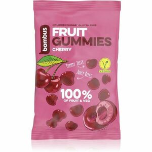 Bombus Fruit Gummies ovocné cukríky príchuť Cherry 35 g vyobraziť