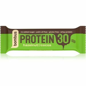 Bombus Protein 30 % proteínová tyčinka príchuť Hazelnut & Chocolate 50 g vyobraziť