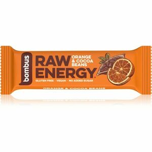 Bombus Raw Energy ovocná tyčinka príchuť Orange & Cocoa Beans 50 g vyobraziť