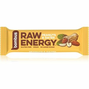 Bombus Raw Energy ovocná tyčinka príchuť Peanuts & Dates 50 g vyobraziť