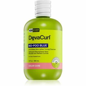DevaCurl No-Poo Blue® hydratačný šampón pre vlnité a kučeravé vlasy neutralizujúci mosadzné podtóny 355 ml vyobraziť