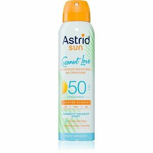 Astrid Sun Coconut Love chladivý neviditeľný sprej na opaľovanie SPF 50 s vysokou UV ochranou 150 ml vyobraziť