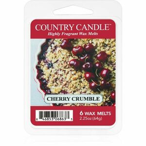 Country Candle Cherry Crumble vosk do aromalampy 64 g vyobraziť