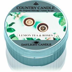 Country Candle Lemon Tea & Roses čajová sviečka 42 g vyobraziť