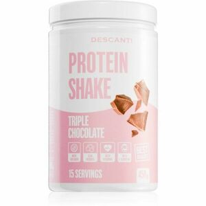 Descanti Protein Shake prášok na prípravu nápoja s proteínom príchuť Triple Chocolate 450 g vyobraziť