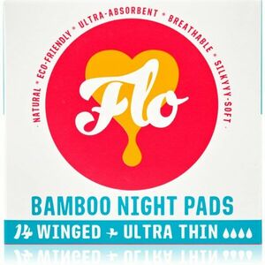 FLO Bamboo Night Pads vložky na noc 14 ks vyobraziť