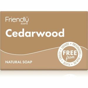 Friendly Soap Natural Soap Cedarwood prírodné mydlo 95 g vyobraziť
