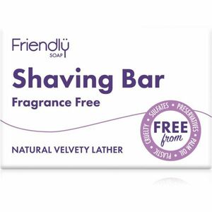 Friendly Soap Shaving Bar Fragrance Free prírodné mydlo na holenie bez parfumácie 95 g vyobraziť