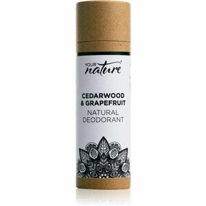 Your Nature Natural Deodorant tuhý dezodorant Cedarwood & Grapefruit 70 g vyobraziť