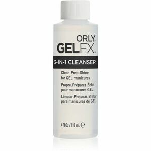 Orly Gelfx 3-in-1 Cleanser odstraňovač výpotku z gélových nechtov pre žiarivý lesk 118 ml vyobraziť