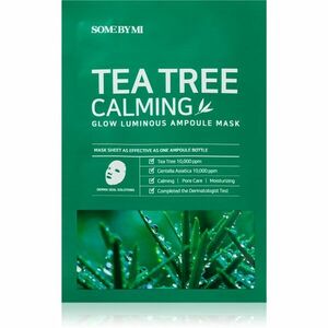 Some By Mi Glow Luminous Tea Tree Calming upokojujúca plátienková maska pre problematickú pleť 25 g vyobraziť
