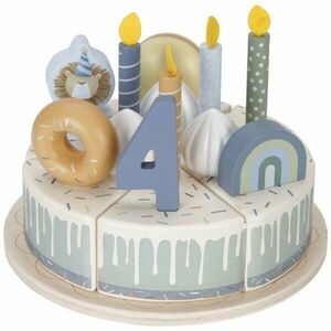 Little Dutch Birthday Cake Blue hračka z dreva 3 y+ 24 ks vyobraziť