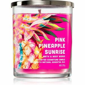 Bath & Body Works Pink Pineapple Sunrise vonná sviečka 227 g vyobraziť