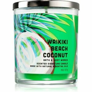 Bath & Body Works Waikiki Beach Coconut vonná sviečka 227 g vyobraziť