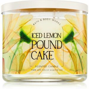 Bath & Body Works Iced Lemon Pound Cake vonná sviečka 411 g vyobraziť