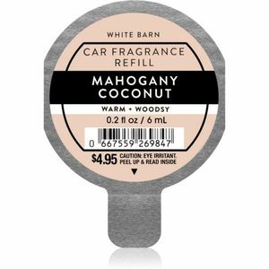 Bath & Body Works Mahogany Coconut vôňa do auta náhradná náplň 6 ml vyobraziť