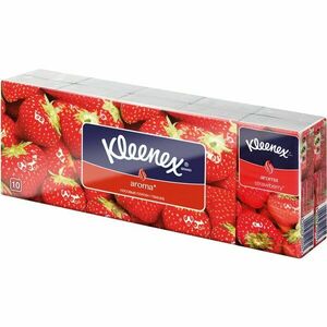 Kleenex Aroma papierové vreckovky Strawberry 10x10 ks vyobraziť