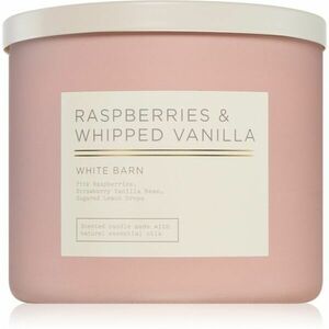 Bath & Body Works Raspberry & Whipped Vanilla vonná sviečka 411 g vyobraziť