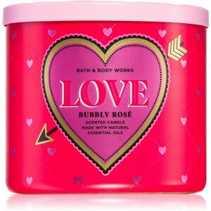 Bath & Body Works Bubbly Rosé - Love vonná sviečka 411 g vyobraziť