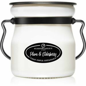 Milkhouse Candle Co. Creamery Plums & Elderberry vonná sviečka Cream Jar 142 g vyobraziť