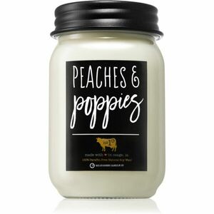 Milkhouse Candle Co. Farmhouse Peaches & Poppies vonná sviečka Mason Jar 368 g vyobraziť