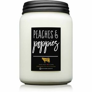 Milkhouse Candle Co. Farmhouse Peaches & Poppies vonná sviečka Mason Jar 737 g vyobraziť