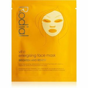 Rodial Vit C Energising Face Mask plátenná maska pre rozjasnenie a vitalitu pleti s vitamínom C 20 ml vyobraziť