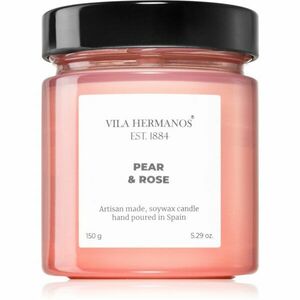 Vila Hermanos Apothecary Rose Pear & Rose vonná sviečka 150 g vyobraziť