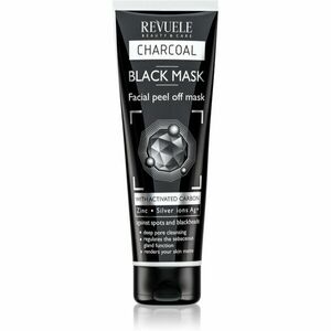 Revuele Charcoal Black Mask čistiaca zlupovacia maska pre problematickú pleť 80 ml vyobraziť