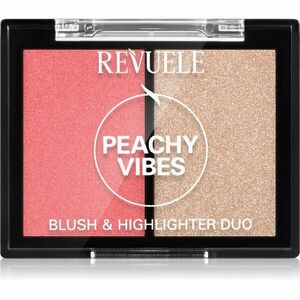 Revuele Blush & Highlighter Duo lícenka s rozjasňovačom odtieň Peachy Vibes 8 g vyobraziť