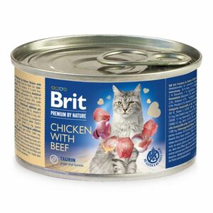 BRIT Premium by Nature Chicken with Beef konzerva pre mačky 200 g vyobraziť