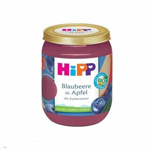 HIPP Bio jablká s čučoriedkami 4/6m 160 g vyobraziť