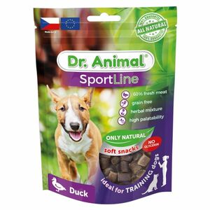 DR. ANIMAL Sportline pochúťka kačica pre psov 100 g vyobraziť