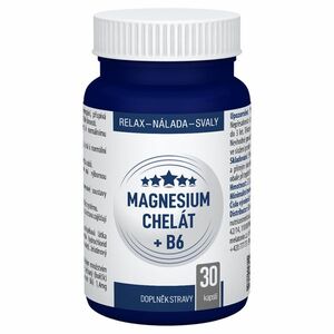CLINICAL Magnesium chelát + B6 30 kapsúl vyobraziť