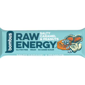 BOMBUS Raw energy salty caramel & peanuts 50 g vyobraziť