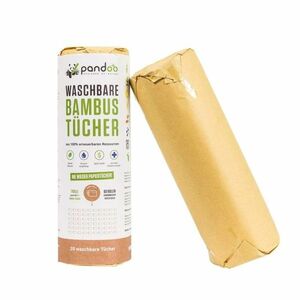 PANDOO opakovane použiteľné kuchynské bambusové utierky 20 útržkov vyobraziť