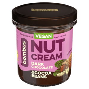 BOMBUS Nuts energy arašidový krém s horkou čokoládou a kakaovými nibsmi 300 g vyobraziť