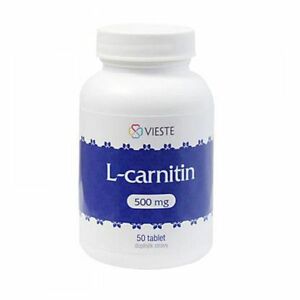 Vieste L-karnitín 500 mg 50 tabliet vyobraziť