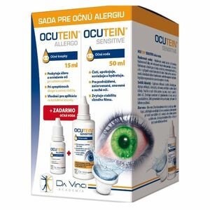 OCUTEIN Alergo očné kvapky 15 ml + očná voda 50 ml ZDARMA vyobraziť