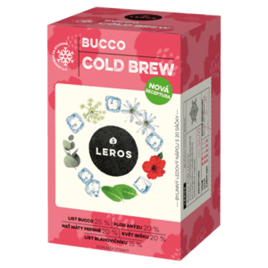 LEROS Bucco Cold Brew bylinný čaj 20 sáčkov vyobraziť