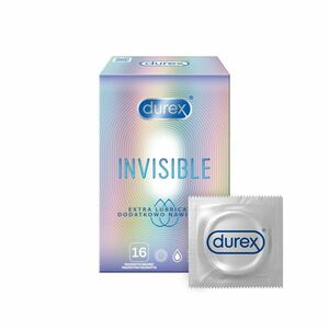 DUREX Invisible extra lubrikované kondómy 16 kusov vyobraziť
