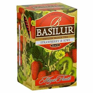 BASILUR Magic Strawberry & Kiwi čierny čaj 20 sáčkov vyobraziť