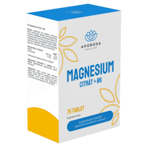 APOROSA Magnesium citrát + vitamín B6 75 tabliet vyobraziť