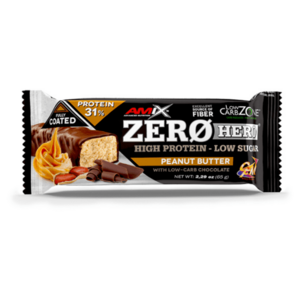 AMIX Zero hero 31% protein bar arašidové maslo 65 g vyobraziť